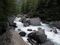 Ф36 Участок реки между плёсом и 2 водопадом